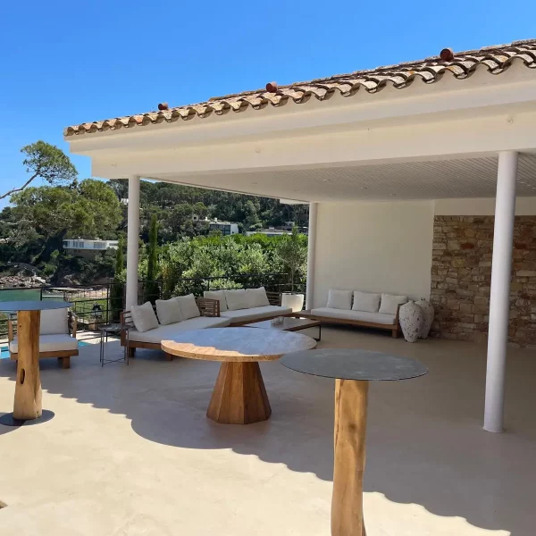 terrasse vue sur mer villa